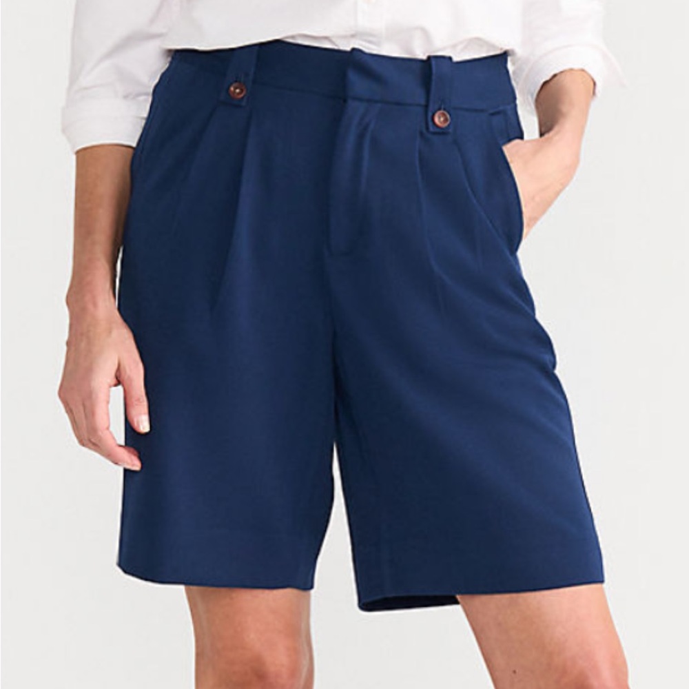 Lands' End Women's Classic Navy Shorts